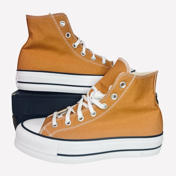 Converse Shoes - Converse CTAS Lift Hi Platform Sneakers Gingersnap/White A11537F Womens Size 9.5